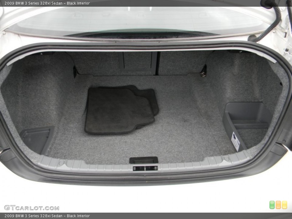 Black Interior Trunk for the 2009 BMW 3 Series 328xi Sedan #77309375