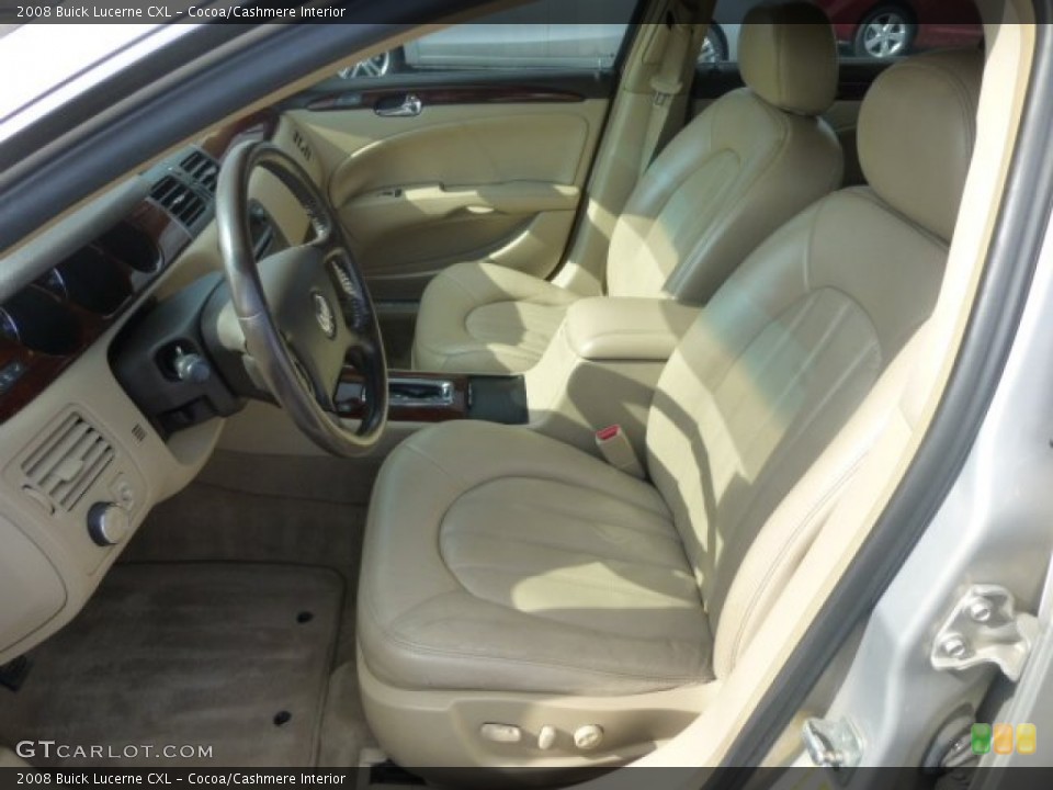 Cocoa/Cashmere Interior Front Seat for the 2008 Buick Lucerne CXL #77309403