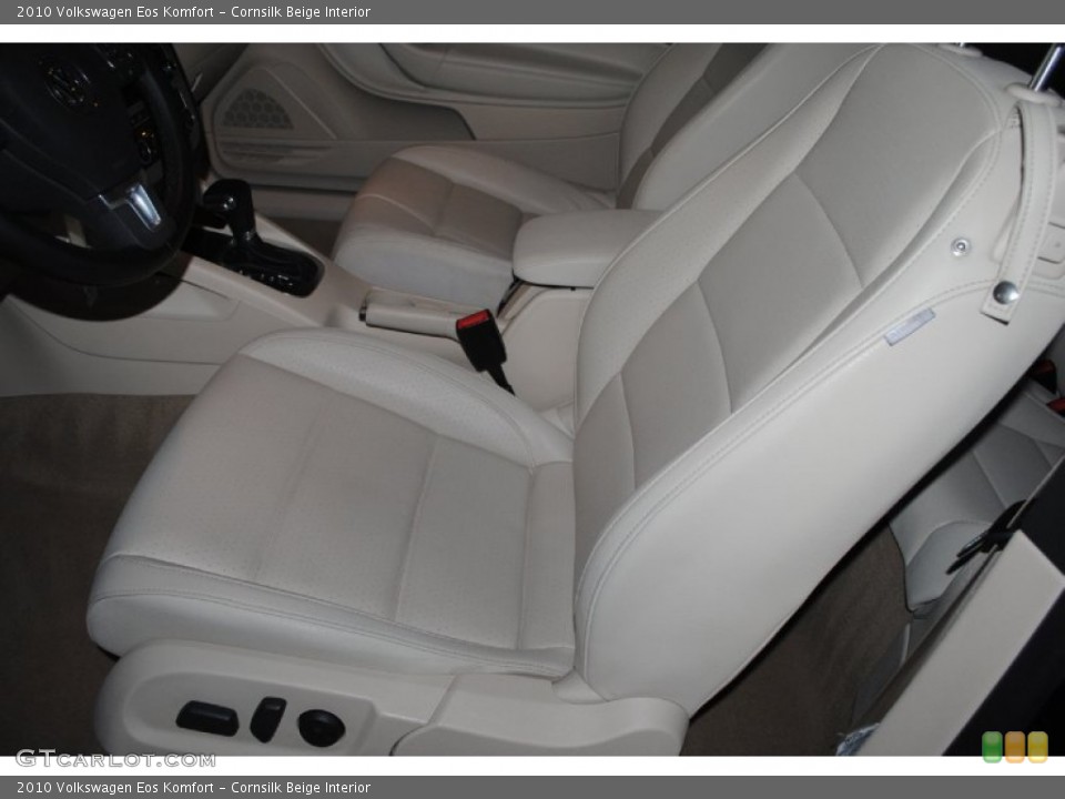 Cornsilk Beige Interior Front Seat for the 2010 Volkswagen Eos Komfort #77310273