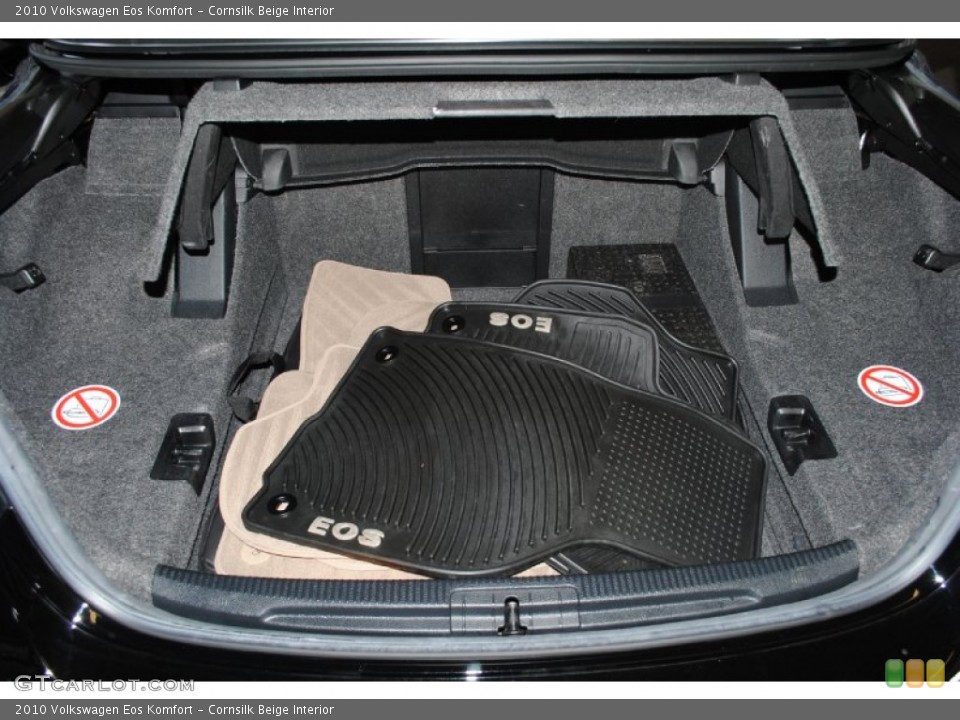 Cornsilk Beige Interior Trunk for the 2010 Volkswagen Eos Komfort #77310705