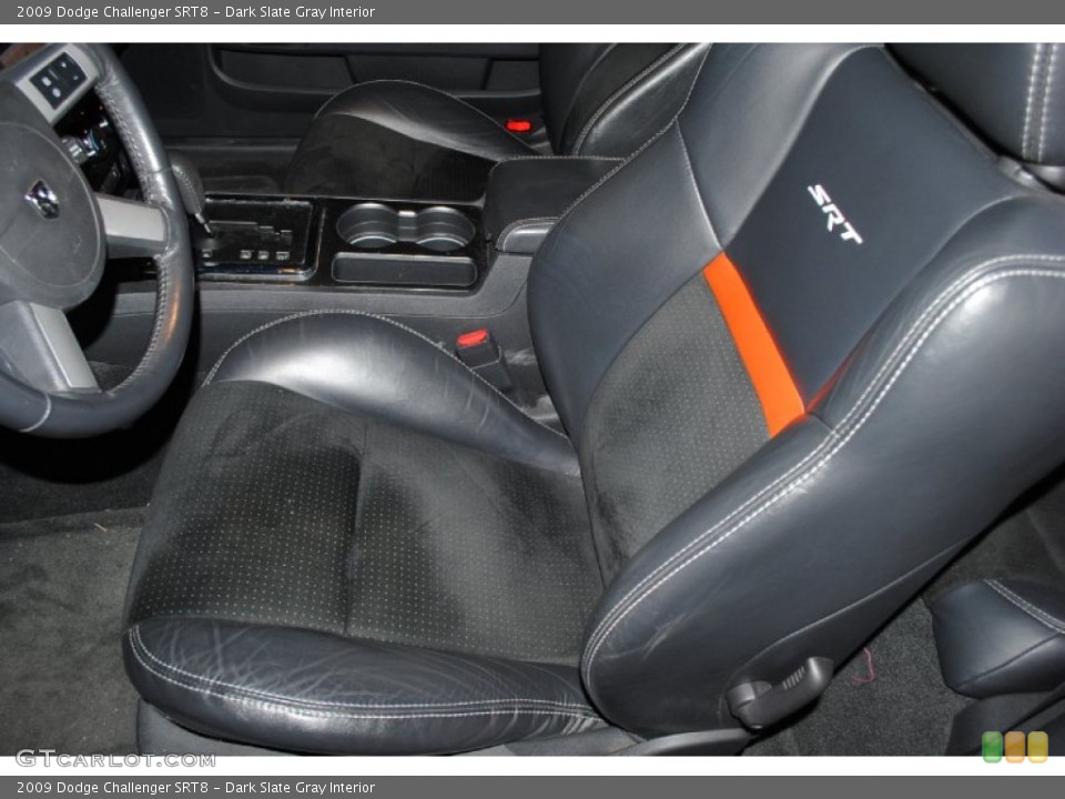 Dark Slate Gray Interior Front Seat for the 2009 Dodge Challenger SRT8 #77311128