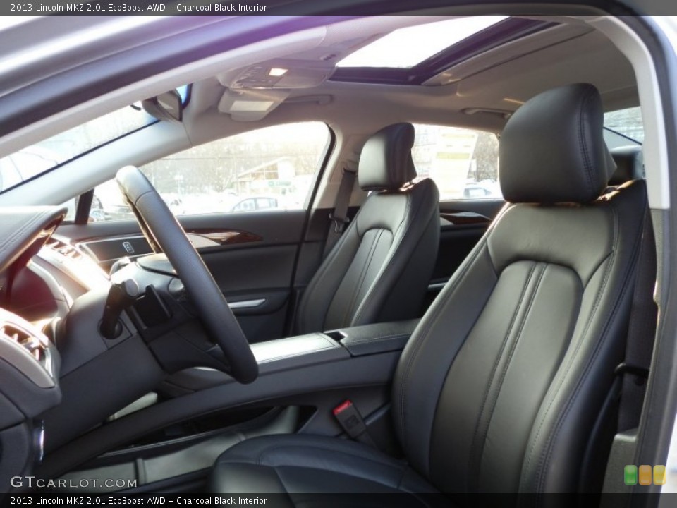 Charcoal Black Interior Front Seat for the 2013 Lincoln MKZ 2.0L EcoBoost AWD #77311525