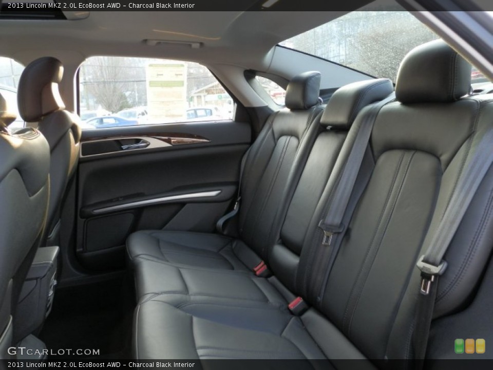 Charcoal Black Interior Rear Seat for the 2013 Lincoln MKZ 2.0L EcoBoost AWD #77311545
