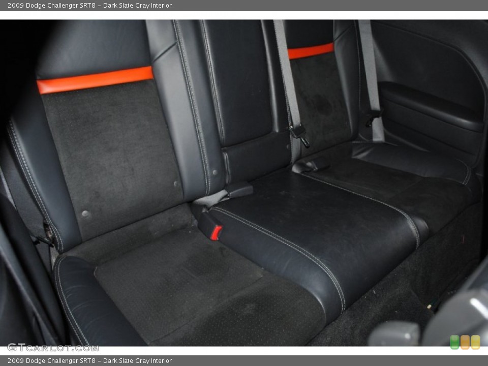 Dark Slate Gray Interior Rear Seat for the 2009 Dodge Challenger SRT8 #77311549