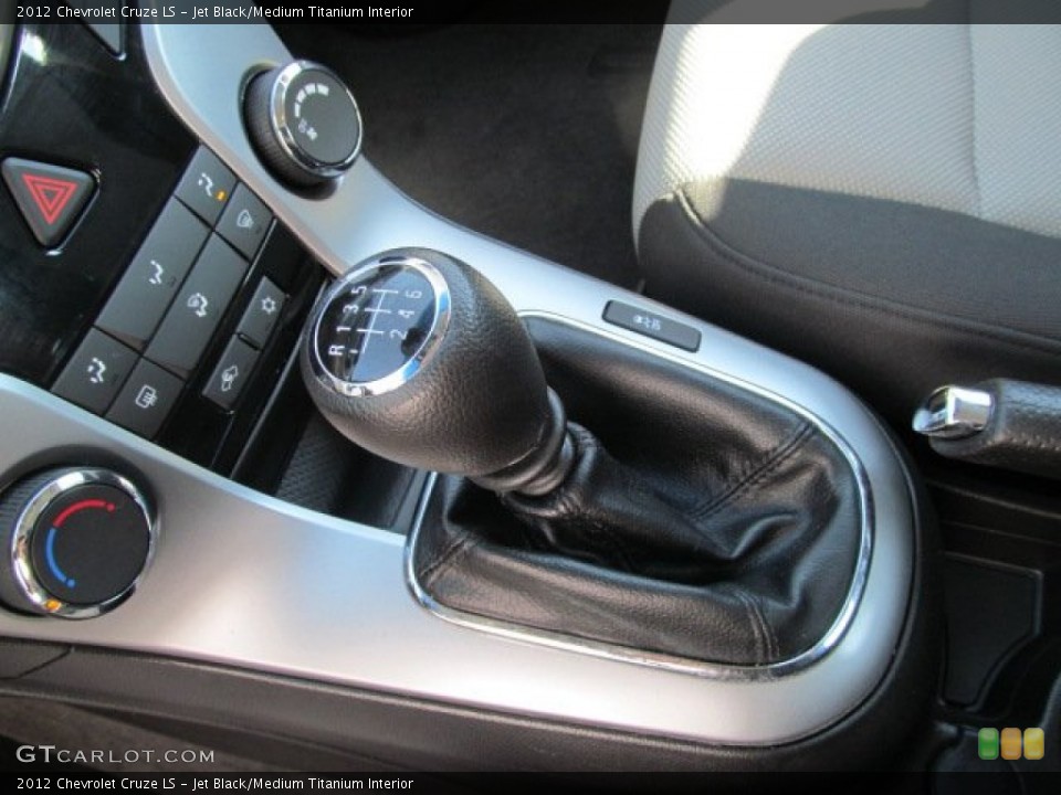 Jet Black/Medium Titanium Interior Transmission for the 2012 Chevrolet Cruze LS #77311554