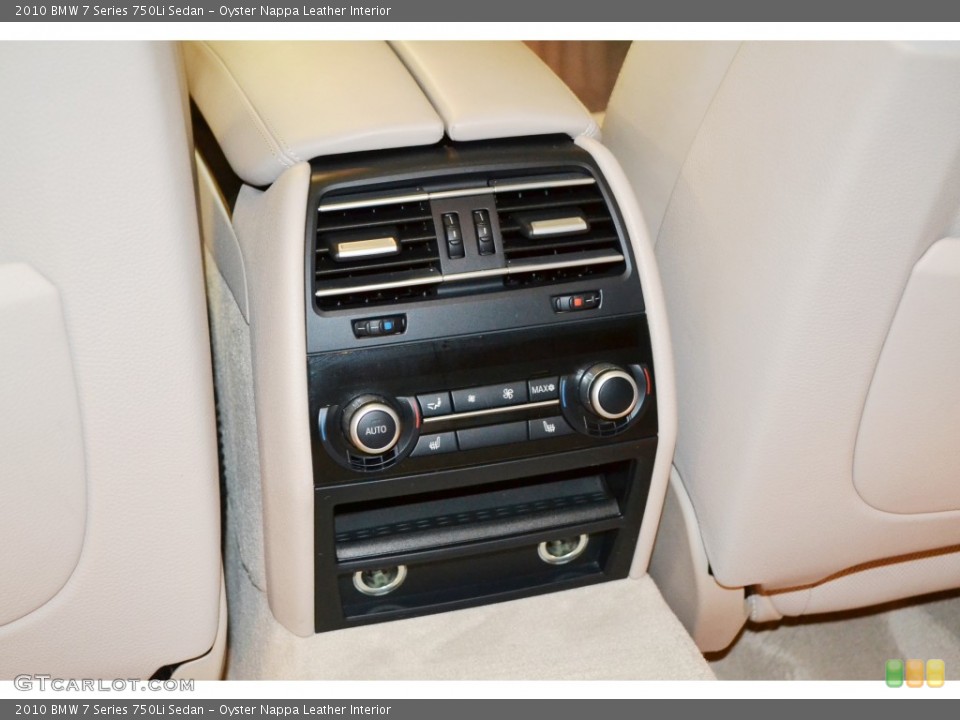 Oyster Nappa Leather Interior Controls for the 2010 BMW 7 Series 750Li Sedan #77311569