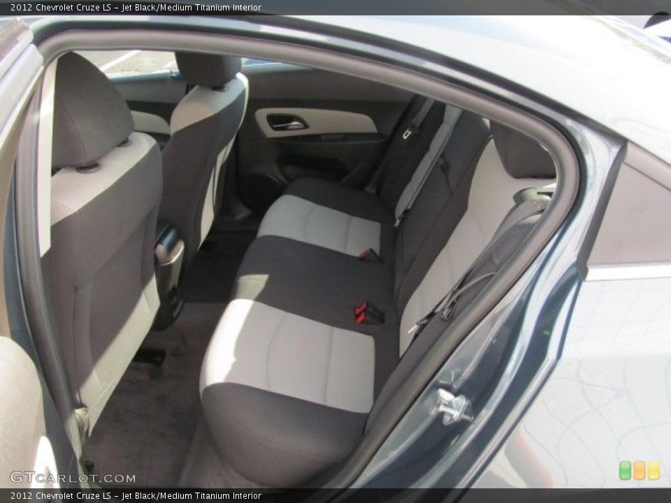 Jet Black/Medium Titanium Interior Rear Seat for the 2012 Chevrolet Cruze LS #77311632