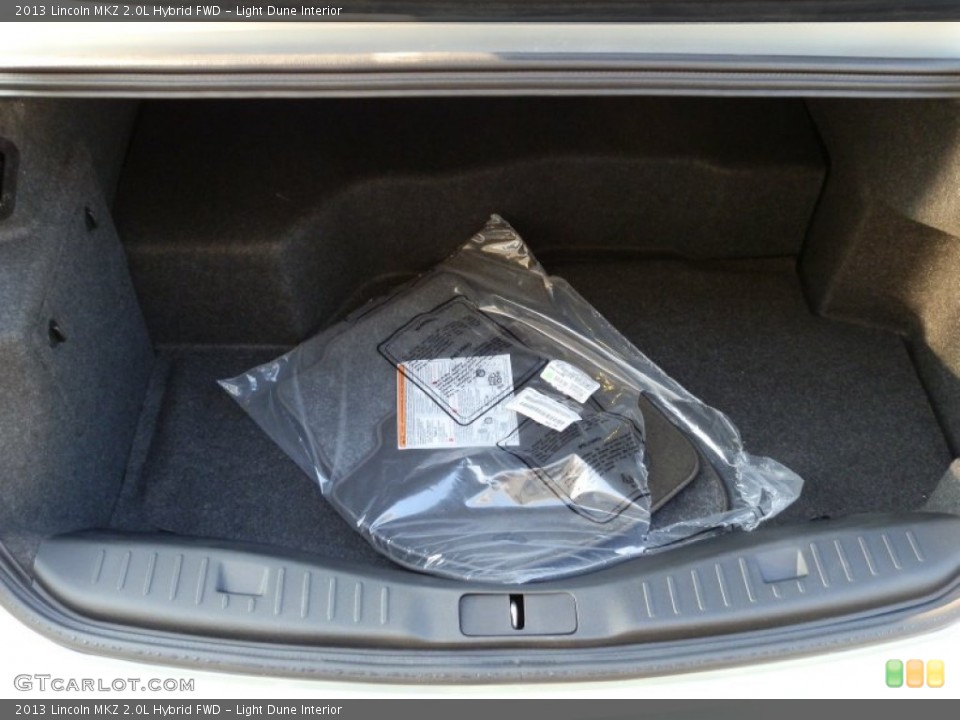 Light Dune Interior Trunk for the 2013 Lincoln MKZ 2.0L Hybrid FWD #77311881