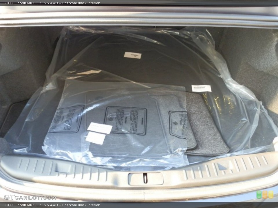 Charcoal Black Interior Trunk for the 2013 Lincoln MKZ 3.7L V6 AWD #77312281
