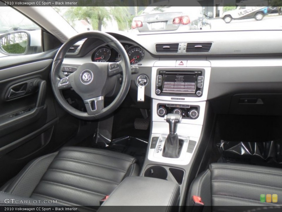 Black Interior Dashboard for the 2010 Volkswagen CC Sport #77312337