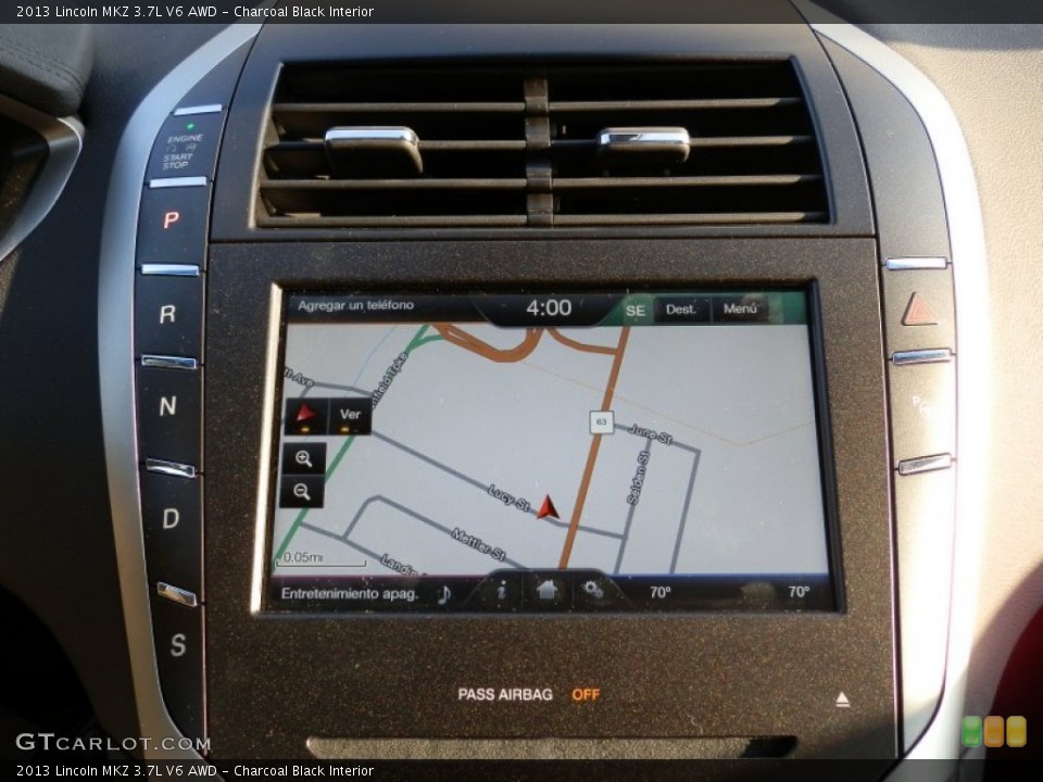 Charcoal Black Interior Navigation for the 2013 Lincoln MKZ 3.7L V6 AWD #77312419