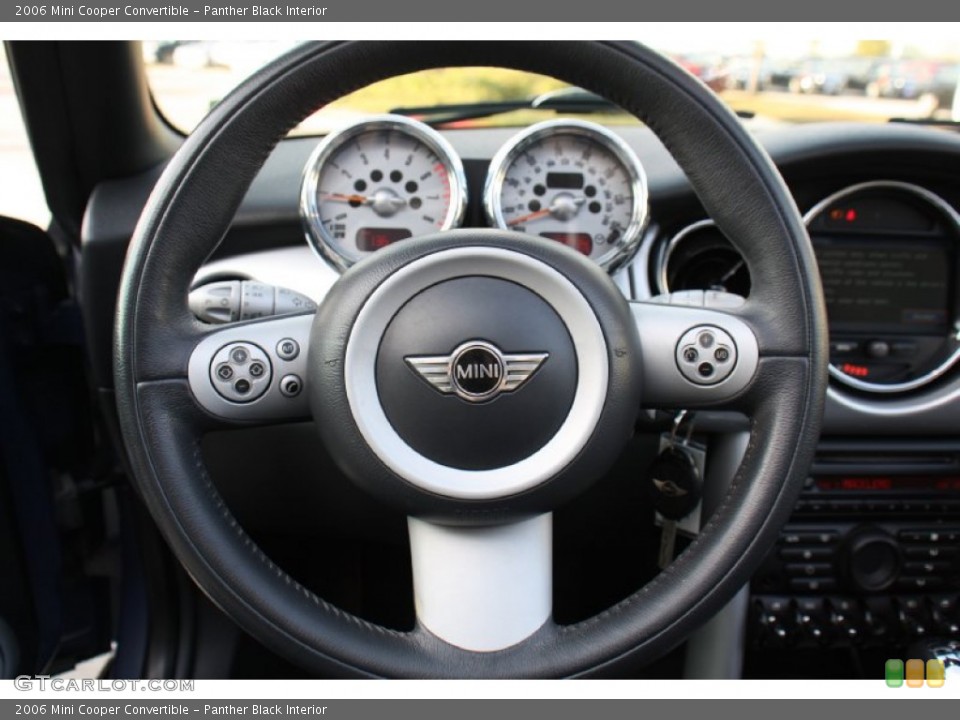 Panther Black Interior Steering Wheel for the 2006 Mini Cooper Convertible #77314371