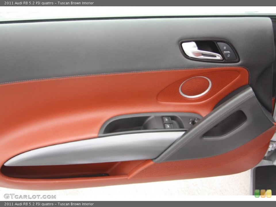 Tuscan Brown Interior Door Panel for the 2011 Audi R8 5.2 FSI quattro #77314386
