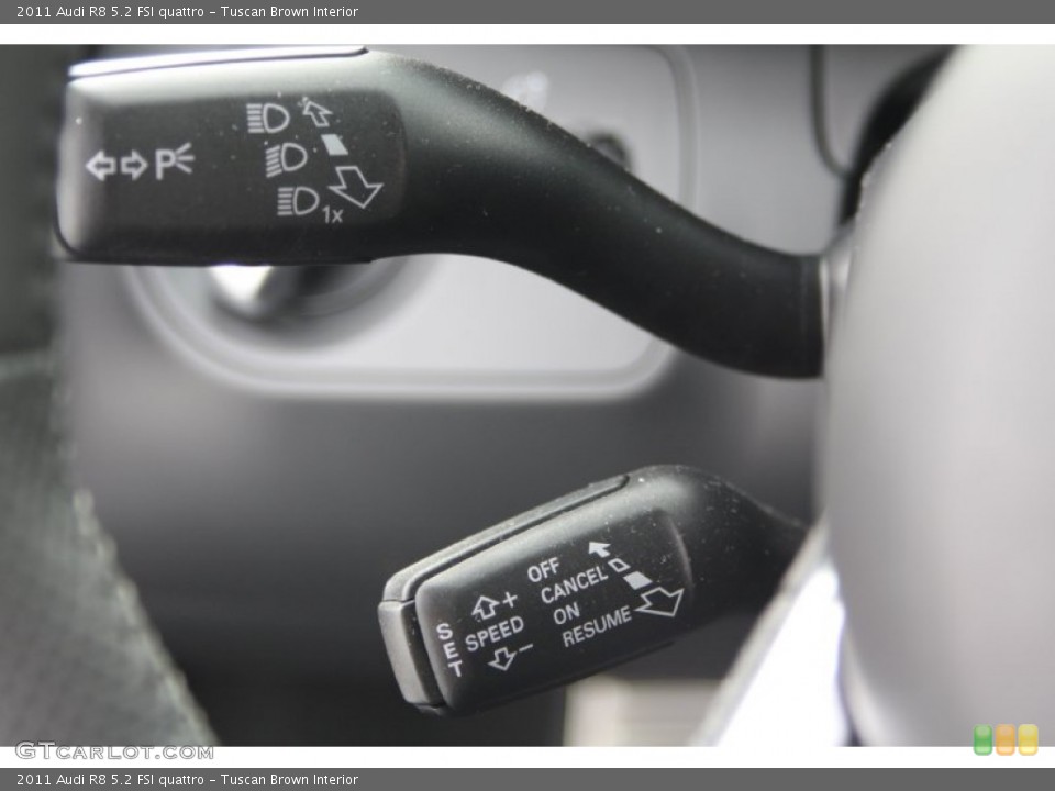Tuscan Brown Interior Controls for the 2011 Audi R8 5.2 FSI quattro #77314922