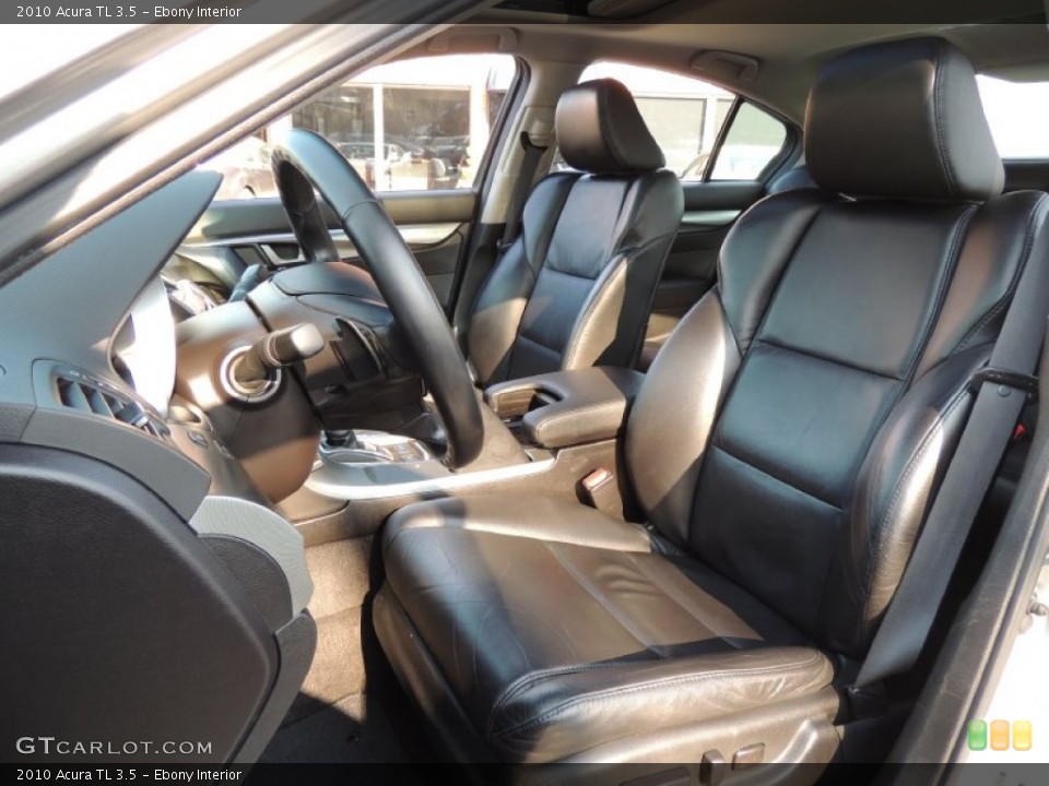 Ebony Interior Front Seat for the 2010 Acura TL 3.5 #77316138