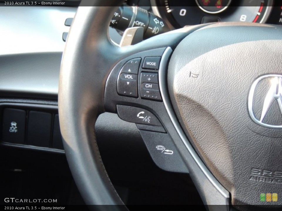 Ebony Interior Controls for the 2010 Acura TL 3.5 #77316210