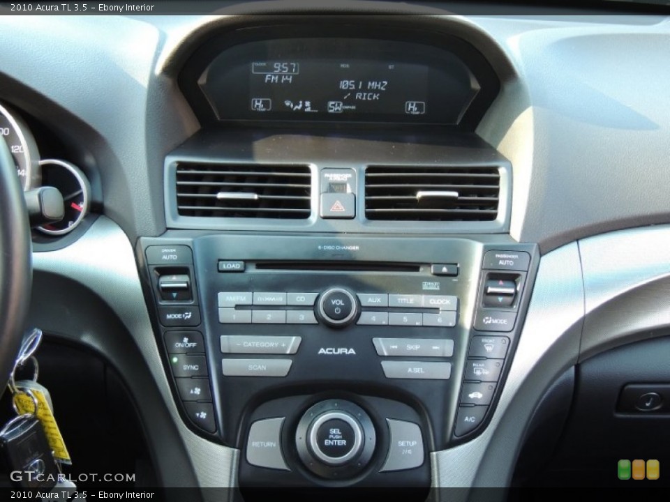 Ebony Interior Controls for the 2010 Acura TL 3.5 #77316254