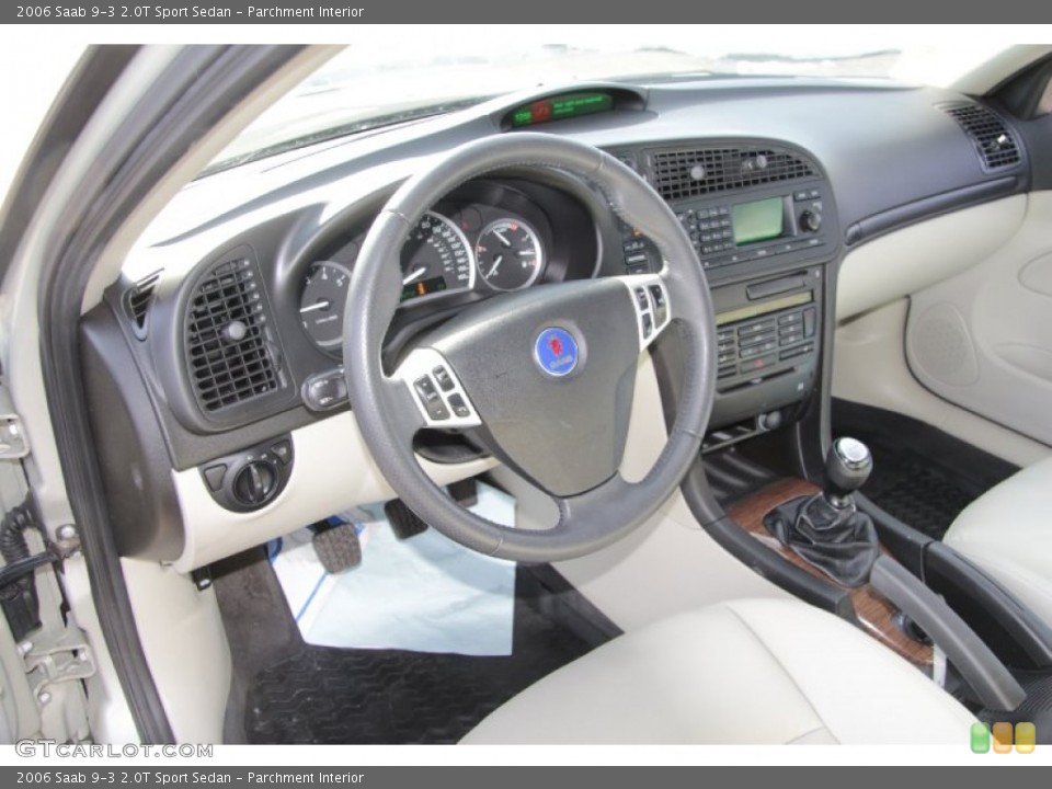 Parchment Interior Dashboard for the 2006 Saab 9-3 2.0T Sport Sedan #77317080