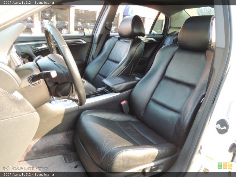 Ebony Interior Front Seat for the 2007 Acura TL 3.2 #77317086