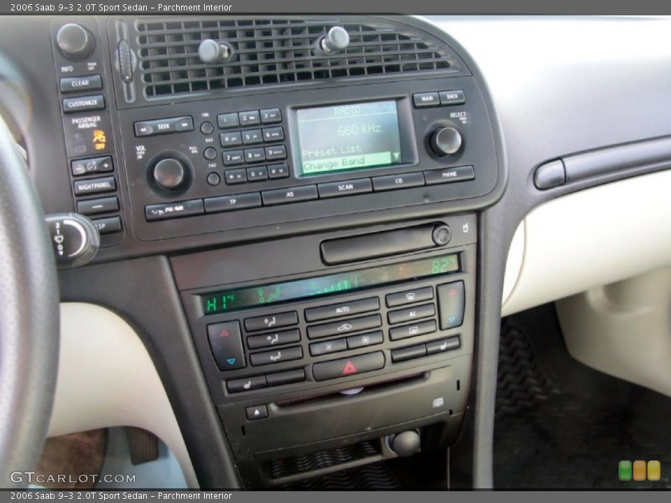 Parchment Interior Controls for the 2006 Saab 9-3 2.0T Sport Sedan #77317099
