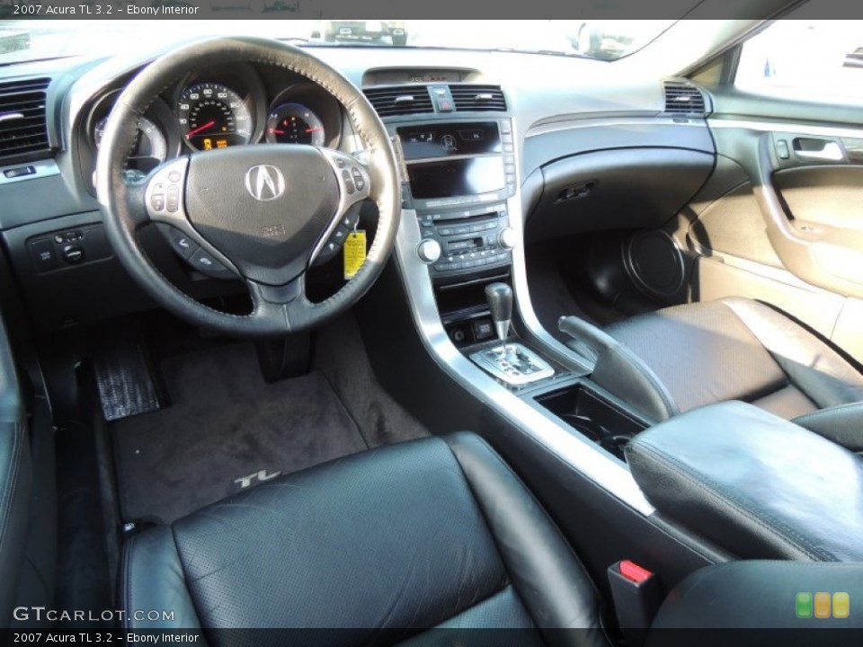 Ebony Interior Prime Interior for the 2007 Acura TL 3.2 #77317107