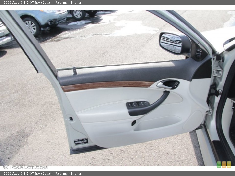 Parchment Interior Door Panel for the 2006 Saab 9-3 2.0T Sport Sedan #77317176