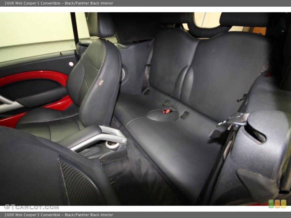 Black/Panther Black Interior Rear Seat for the 2006 Mini Cooper S Convertible #77317182