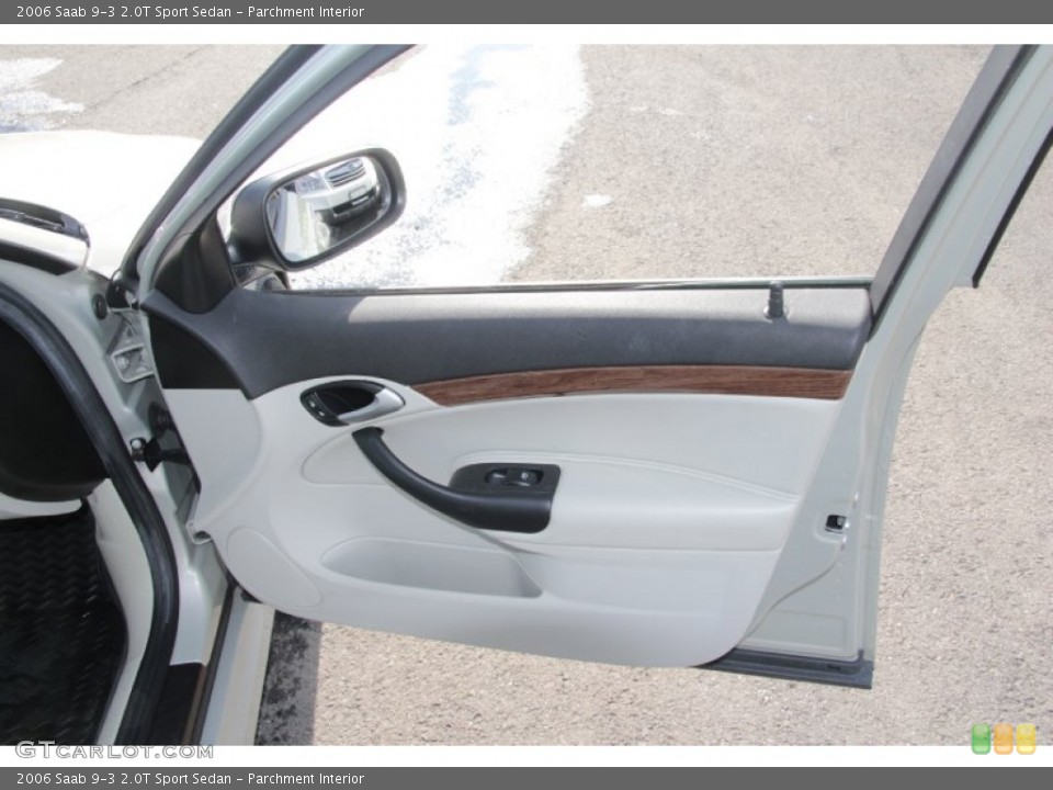 Parchment Interior Door Panel for the 2006 Saab 9-3 2.0T Sport Sedan #77317194