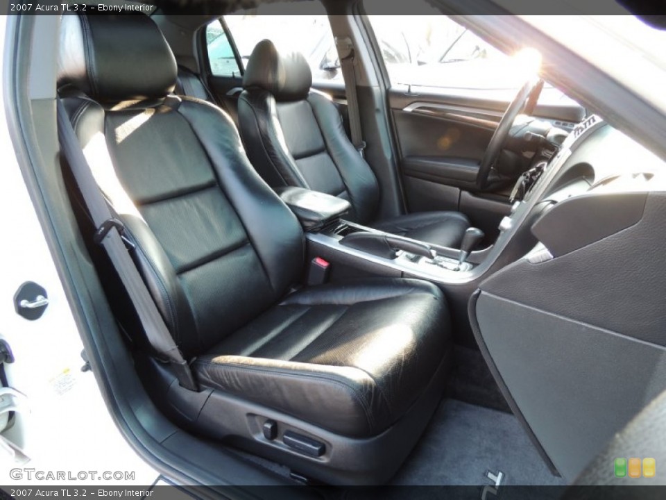 Ebony Interior Front Seat for the 2007 Acura TL 3.2 #77317442