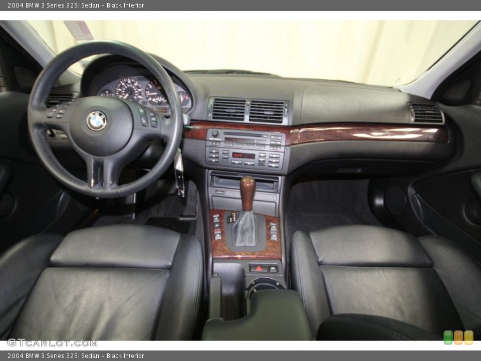 Black Interior Dashboard for the 2004 BMW 3 Series 325i Sedan #77317725