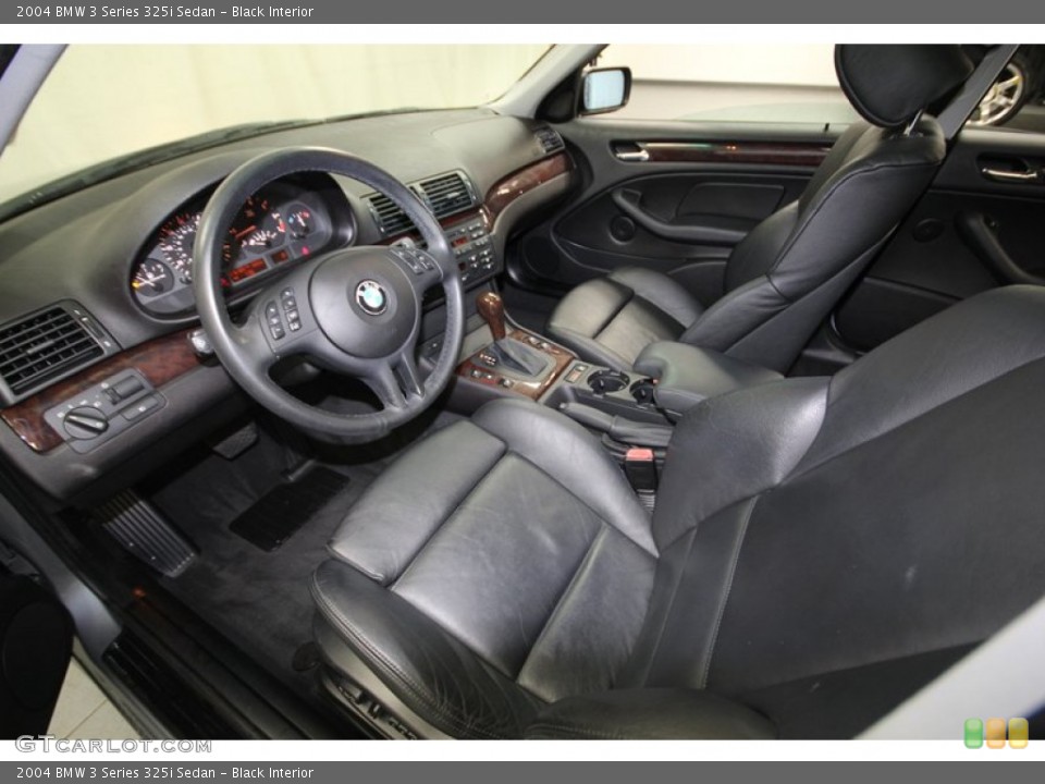 Black Interior Prime Interior for the 2004 BMW 3 Series 325i Sedan #77317933