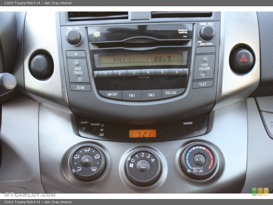 Ash Gray Interior Controls for the 2009 Toyota RAV4 I4 #77318401