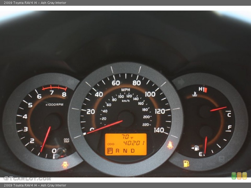 Ash Gray Interior Gauges for the 2009 Toyota RAV4 I4 #77318463