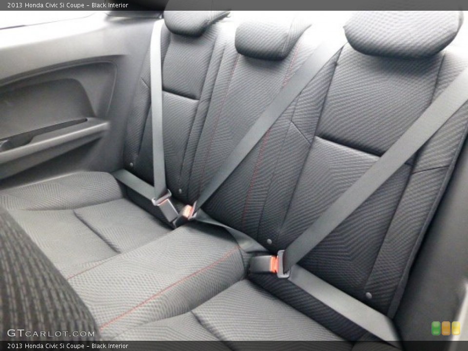 Black Interior Rear Seat for the 2013 Honda Civic Si Coupe #77323221