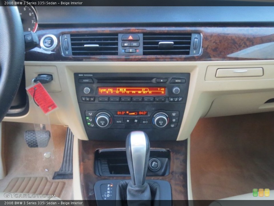 Beige Interior Controls for the 2008 BMW 3 Series 335i Sedan #77323557