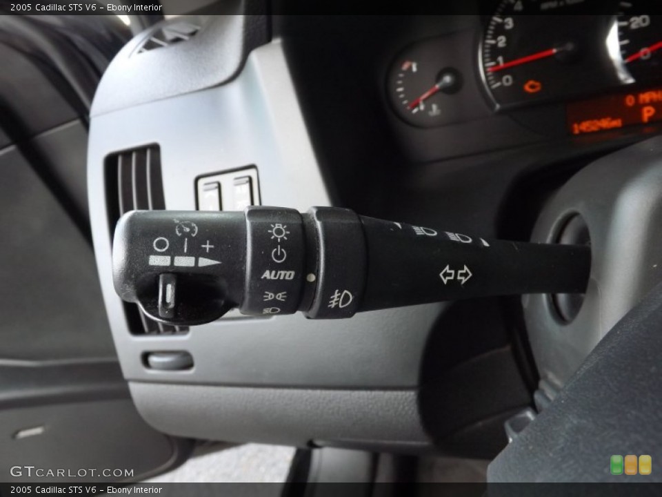 Ebony Interior Controls for the 2005 Cadillac STS V6 #77325024