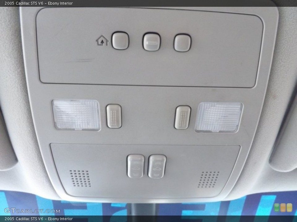 Ebony Interior Controls for the 2005 Cadillac STS V6 #77325090