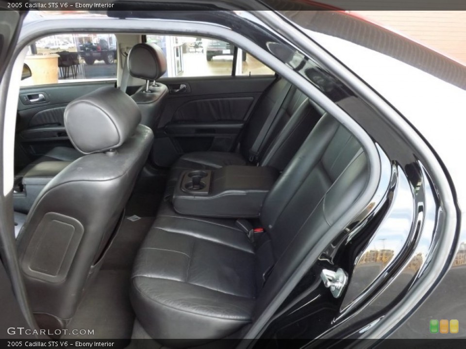 Ebony Interior Rear Seat for the 2005 Cadillac STS V6 #77325144