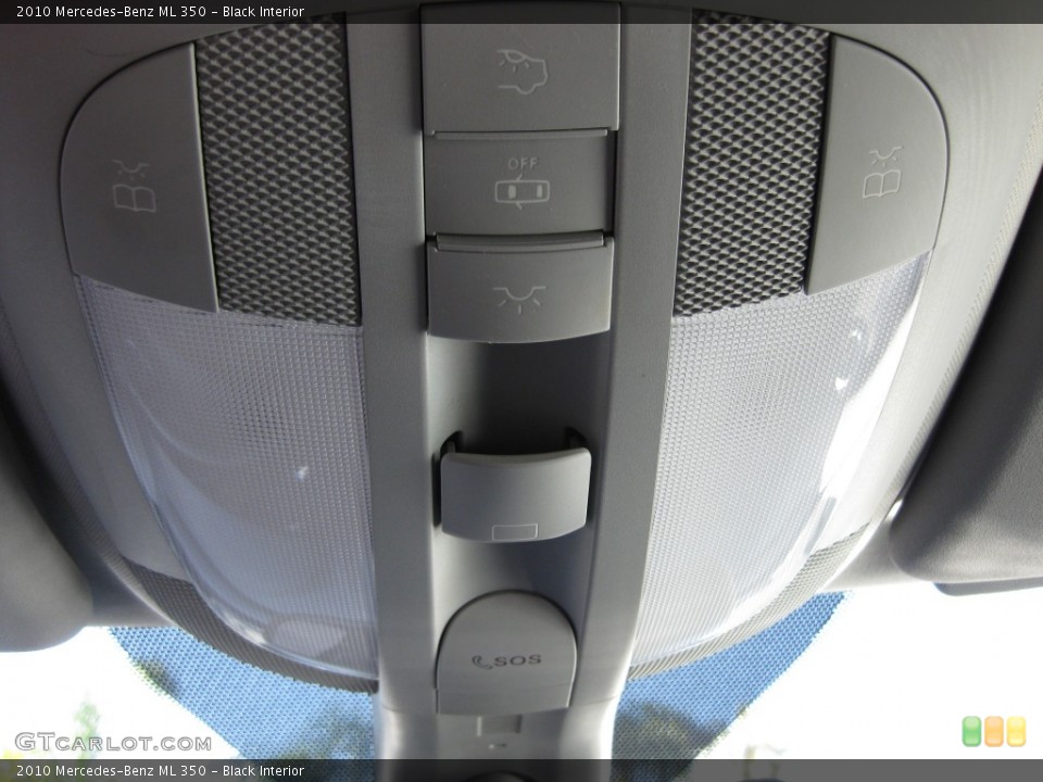 Black Interior Controls for the 2010 Mercedes-Benz ML 350 #77325258