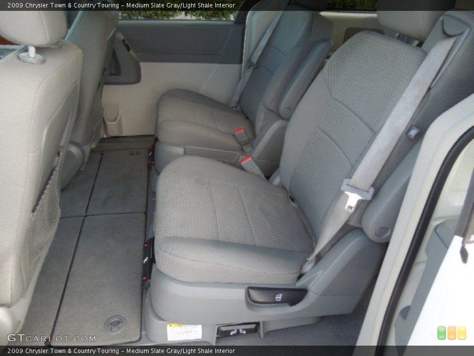 Medium Slate Gray/Light Shale Interior Rear Seat for the 2009 Chrysler Town & Country Touring #77325345