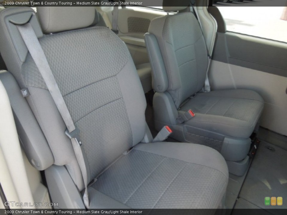 Medium Slate Gray/Light Shale Interior Rear Seat for the 2009 Chrysler Town & Country Touring #77325367