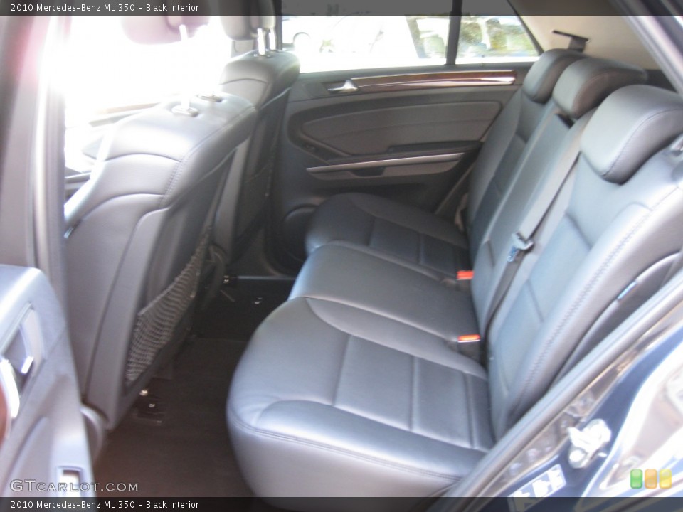 Black Interior Rear Seat for the 2010 Mercedes-Benz ML 350 #77325450