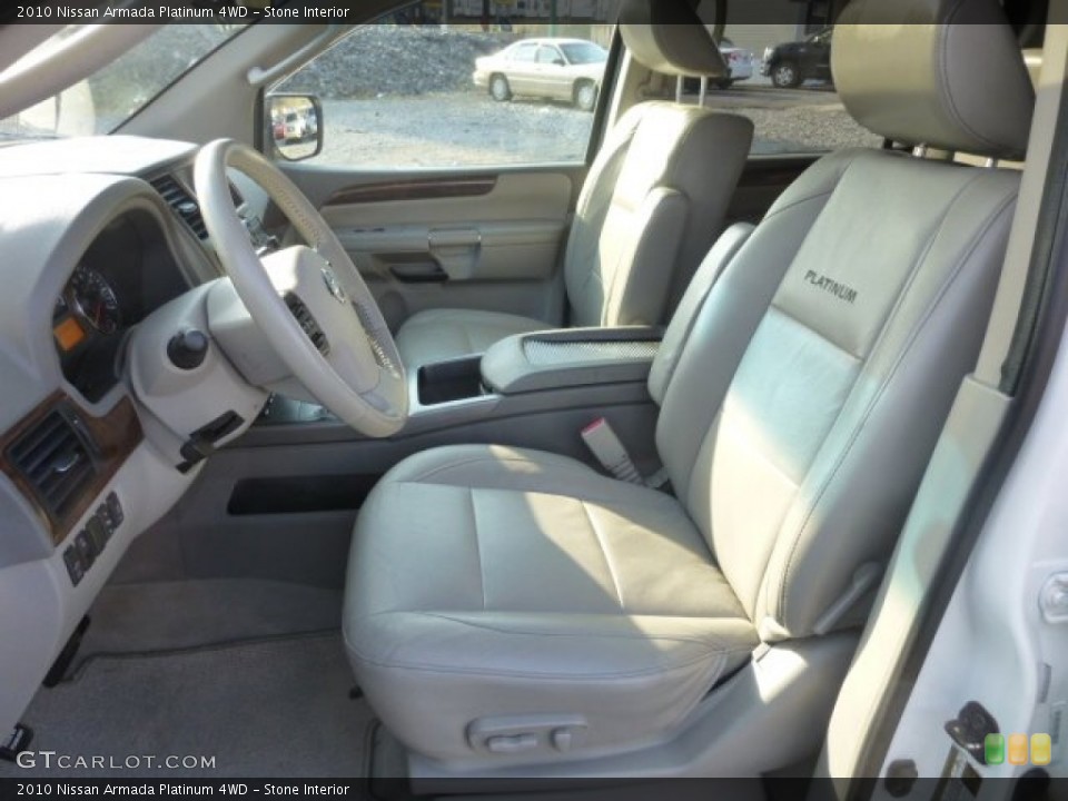 Stone Interior Photo for the 2010 Nissan Armada Platinum 4WD #77326119