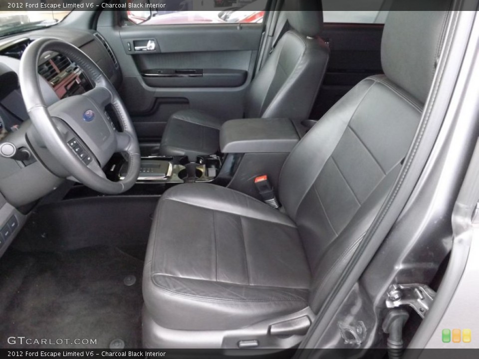 Charcoal Black Interior Front Seat for the 2012 Ford Escape Limited V6 #77326492