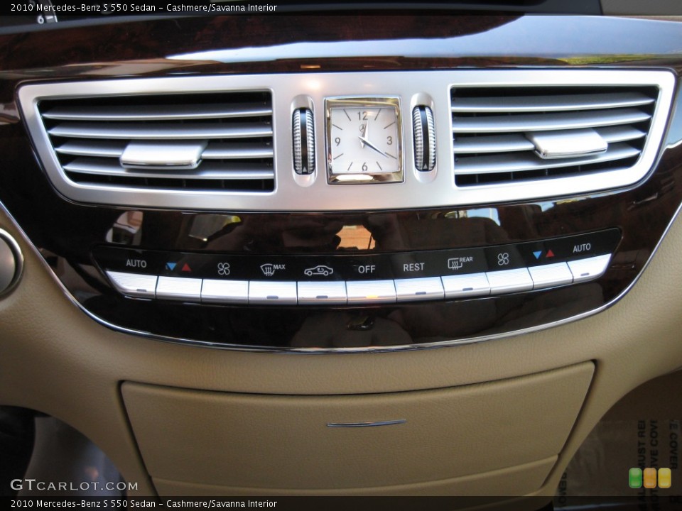 Cashmere/Savanna Interior Controls for the 2010 Mercedes-Benz S 550 Sedan #77326737