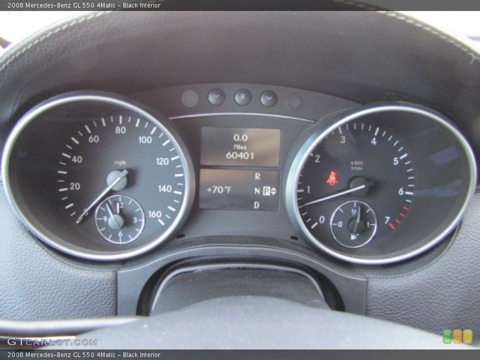 Black Interior Gauges for the 2008 Mercedes-Benz GL 550 4Matic #77326943
