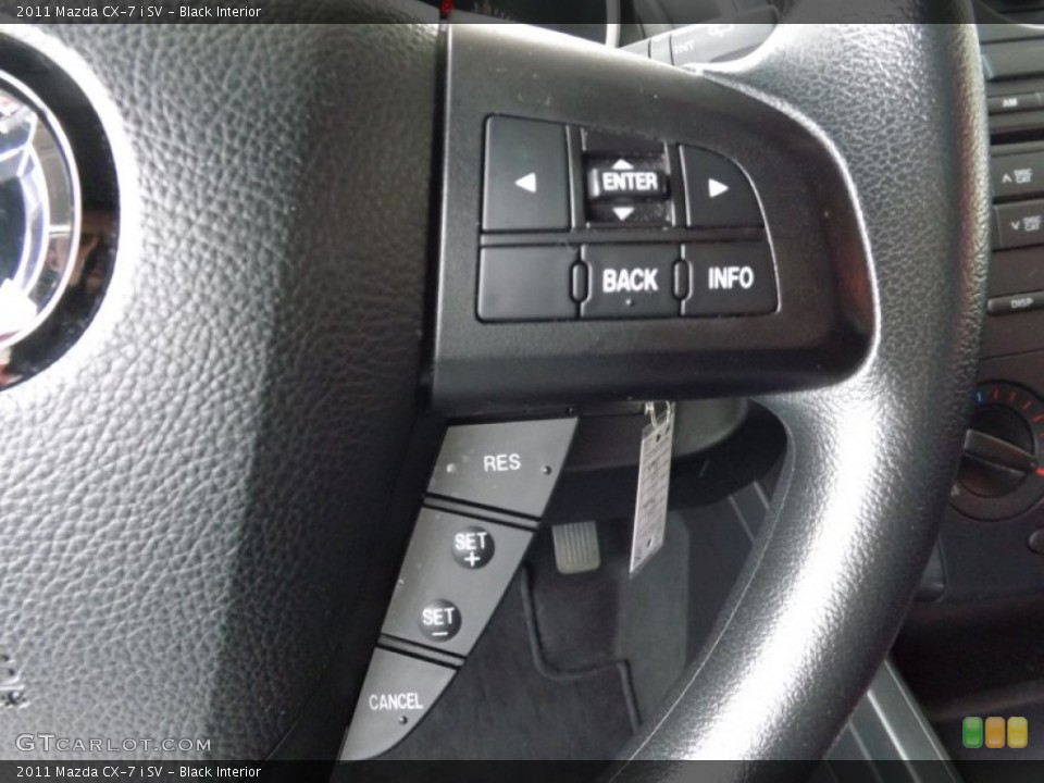 Black Interior Controls for the 2011 Mazda CX-7 i SV #77327094