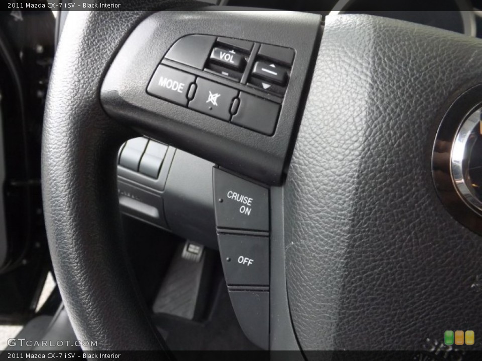 Black Interior Controls for the 2011 Mazda CX-7 i SV #77327103