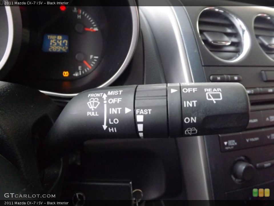 Black Interior Controls for the 2011 Mazda CX-7 i SV #77327111