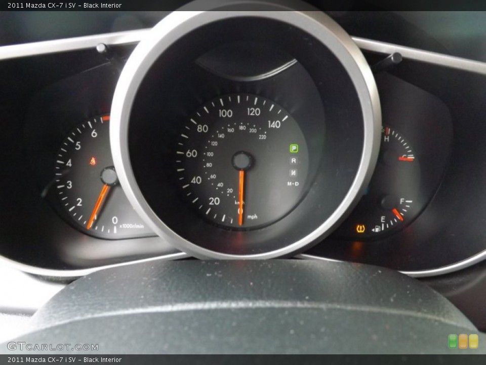 Black Interior Gauges for the 2011 Mazda CX-7 i SV #77327132